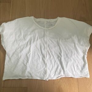 American Eagle Outfitters White Boxy Tee